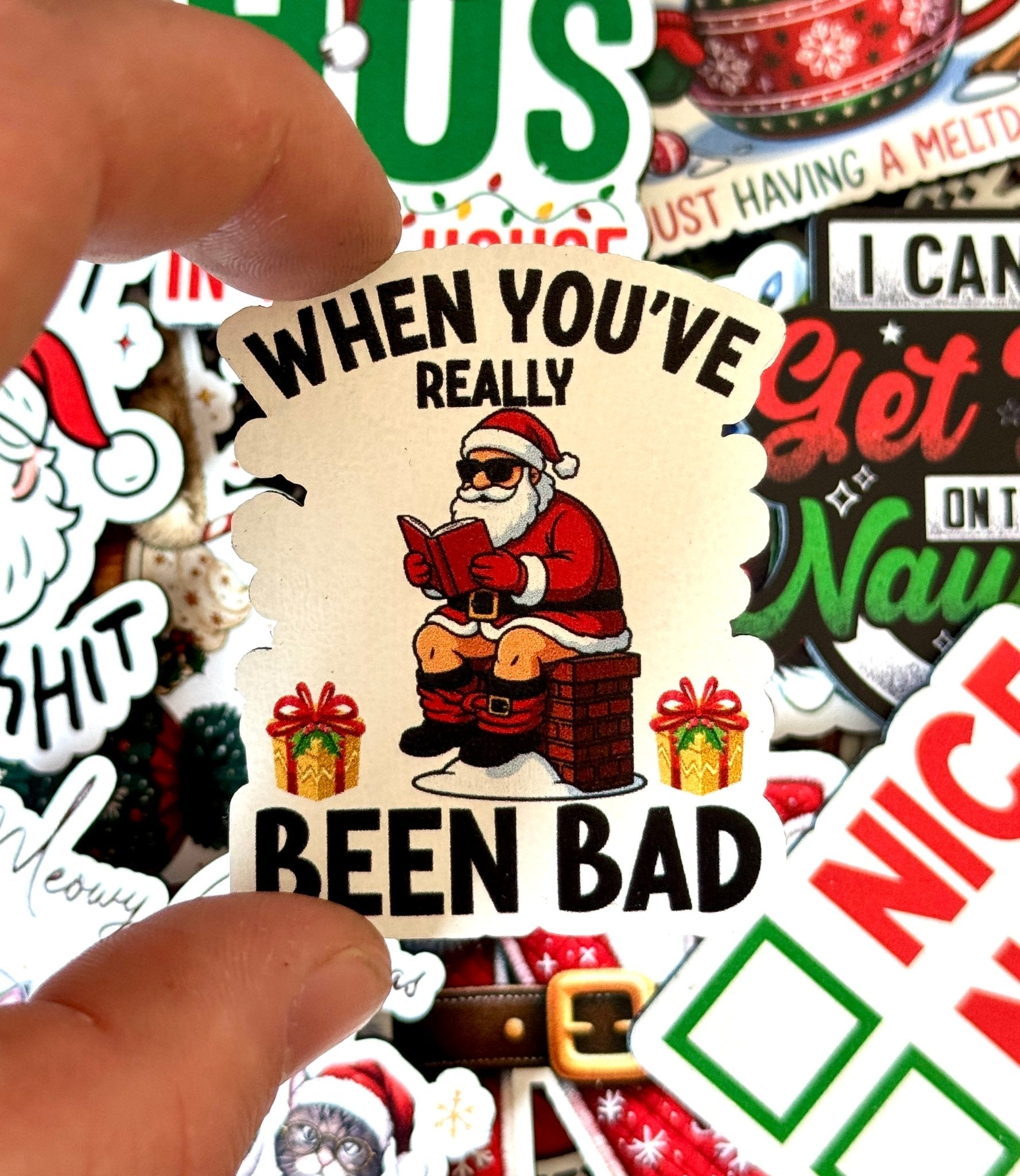 When You've Been Bad UV Printed Hat Patch